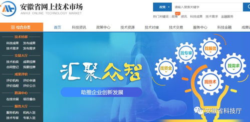 安徽省網(wǎng)上技術(shù)市場上線運行 開啟網(wǎng)絡(luò)技術(shù)服務(wù)新篇章